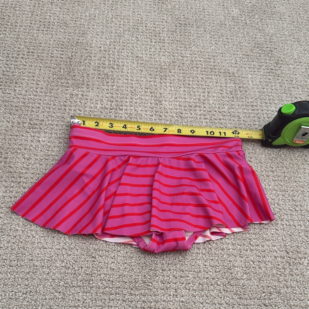 Hanna Andersson Pink and Red Striped swim Skort Size US 10 or 140cm